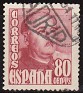Spain 1948 Franco 80 CTS Pink Edifil 1023